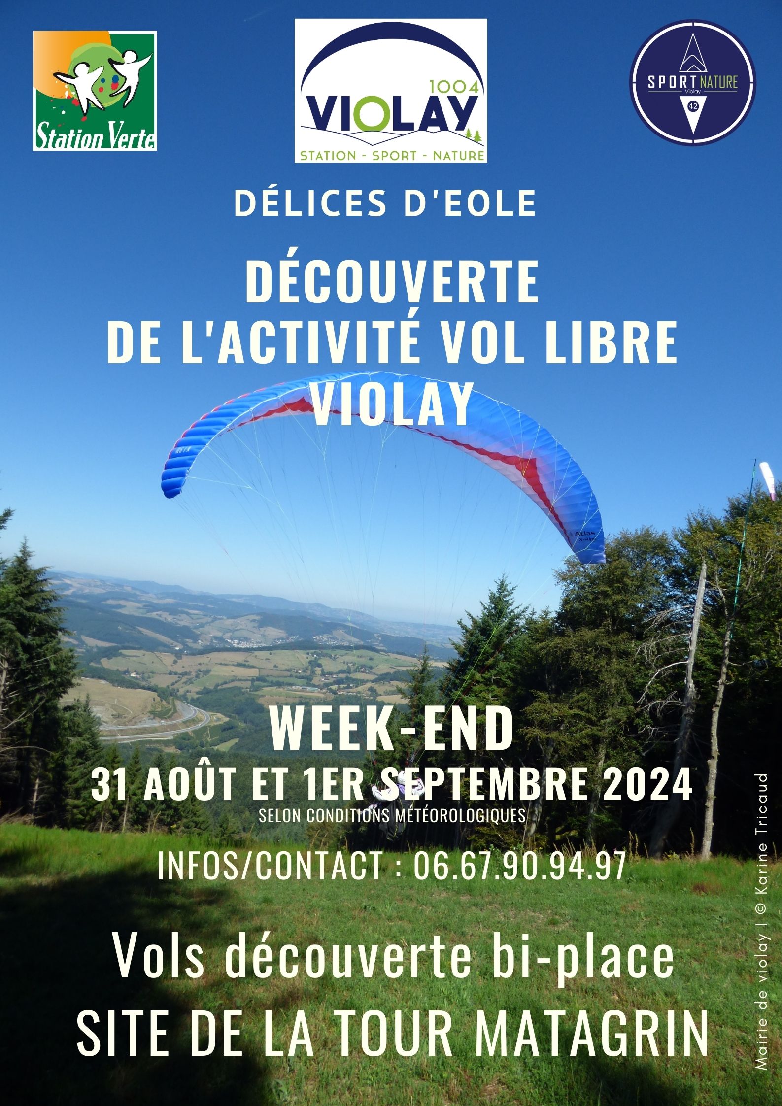 Lire la suite à propos de l’article Week-end découverte parapente