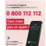 Numéro d’urgence à connaître