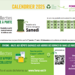 Calendrier 2025 des collectes ordures ménagères