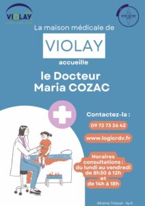 Lire la suite à propos de l’article Prendre rdv avec le Docteur Maria COZAC