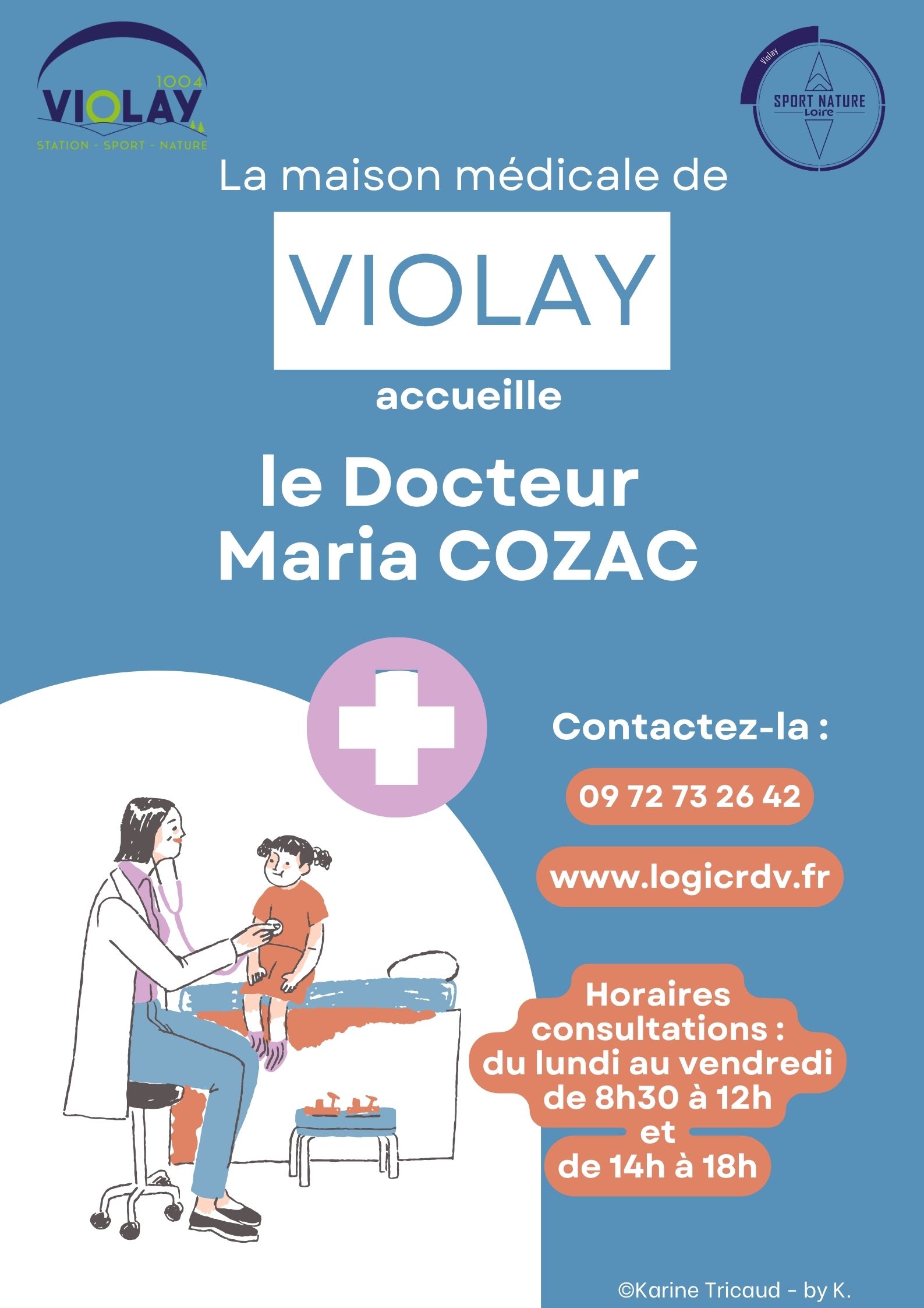 Lire la suite à propos de l’article Prendre rdv avec le Docteur Maria COZAC