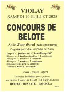 Lire la suite à propos de l’article Concours de belote de l’Amicale Pêche