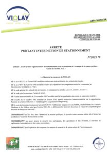 Lire la suite à propos de l’article Arrêté de circulation Tour de l’Avenir