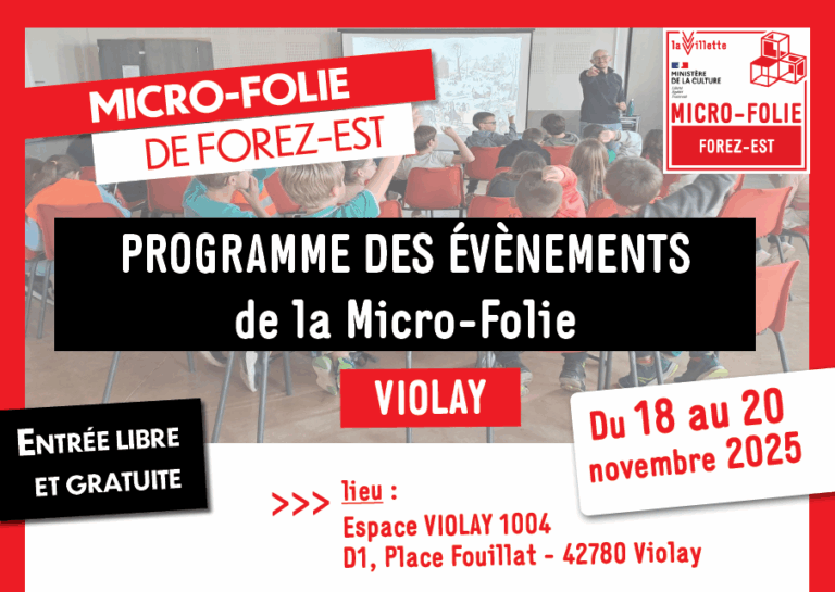 Micro-Folie du 18 au 20 novembre