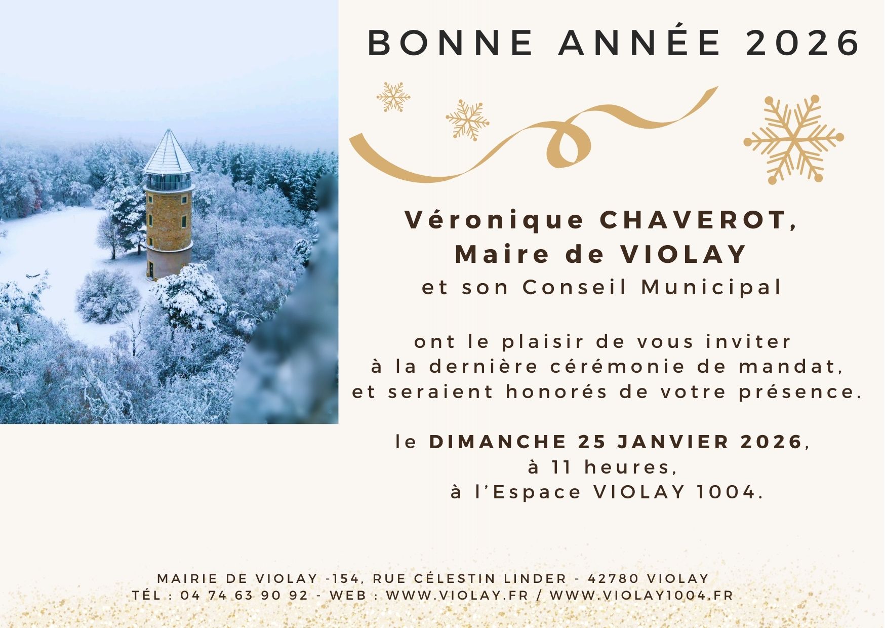 Lire la suite à propos de l’article Cérémonie des vœux du Maire