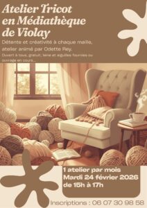 Lire la suite à propos de l’article Atelier TRICOT