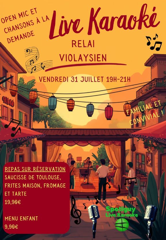 Live Karaoké au Relais Violaysien