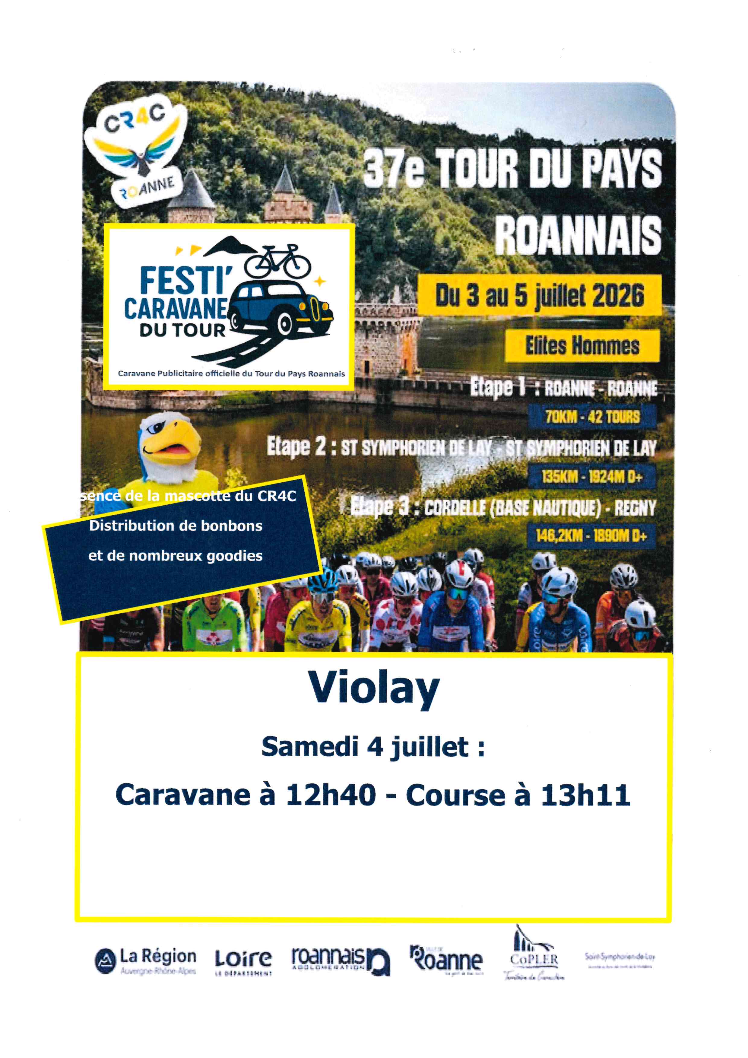 Passage du Tour du Pays Roannais