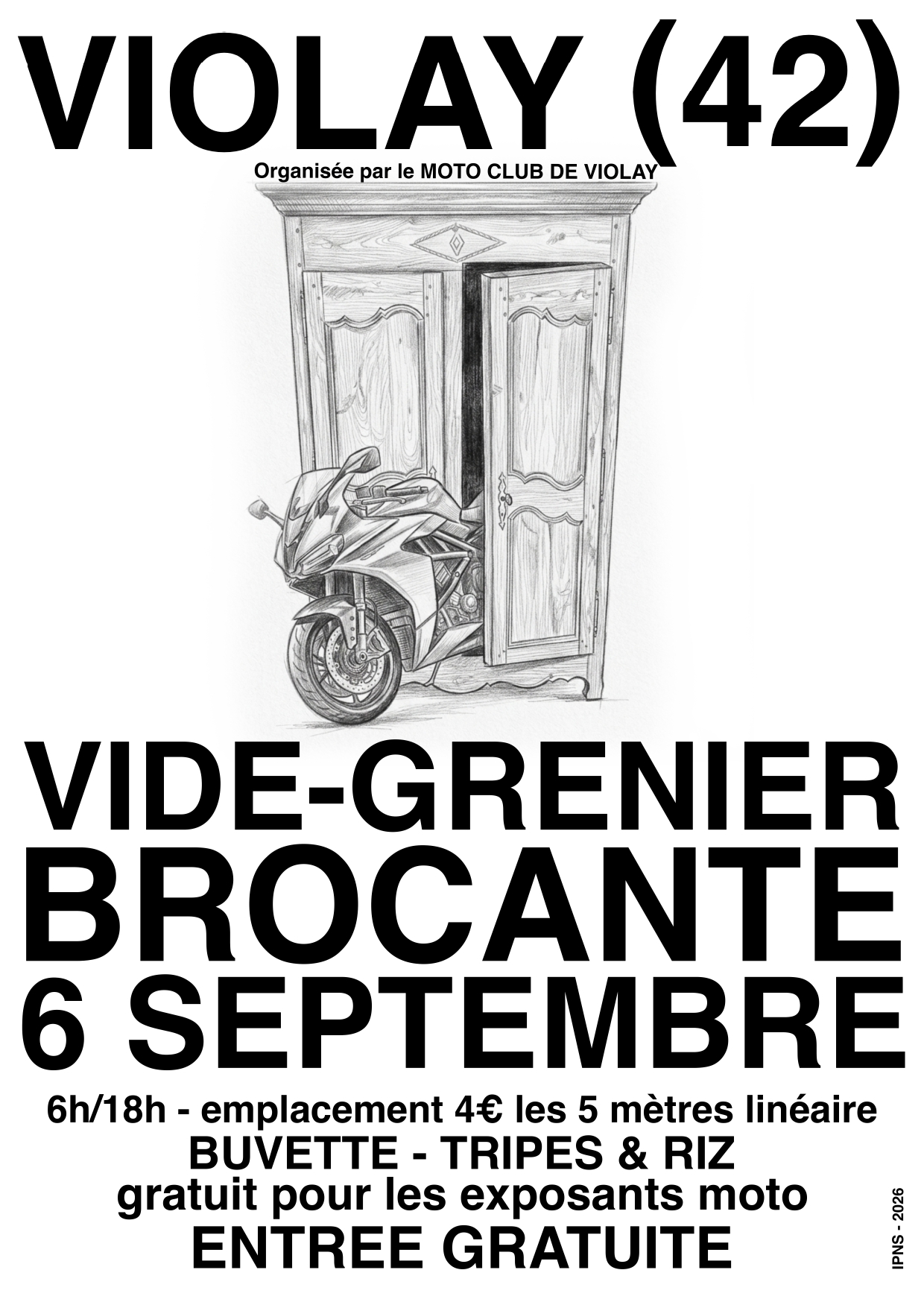 Lire la suite à propos de l’article Brocante du Motoclub