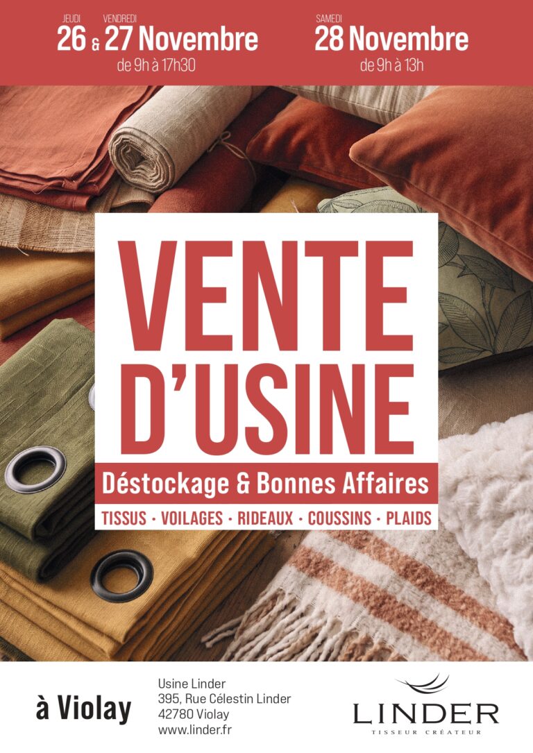 Vente d&rsquo;usine Ets LINDER