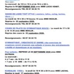 Activités sportives de la MJC de Violay