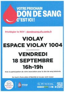 Lire la suite à propos de l’article Don du sang