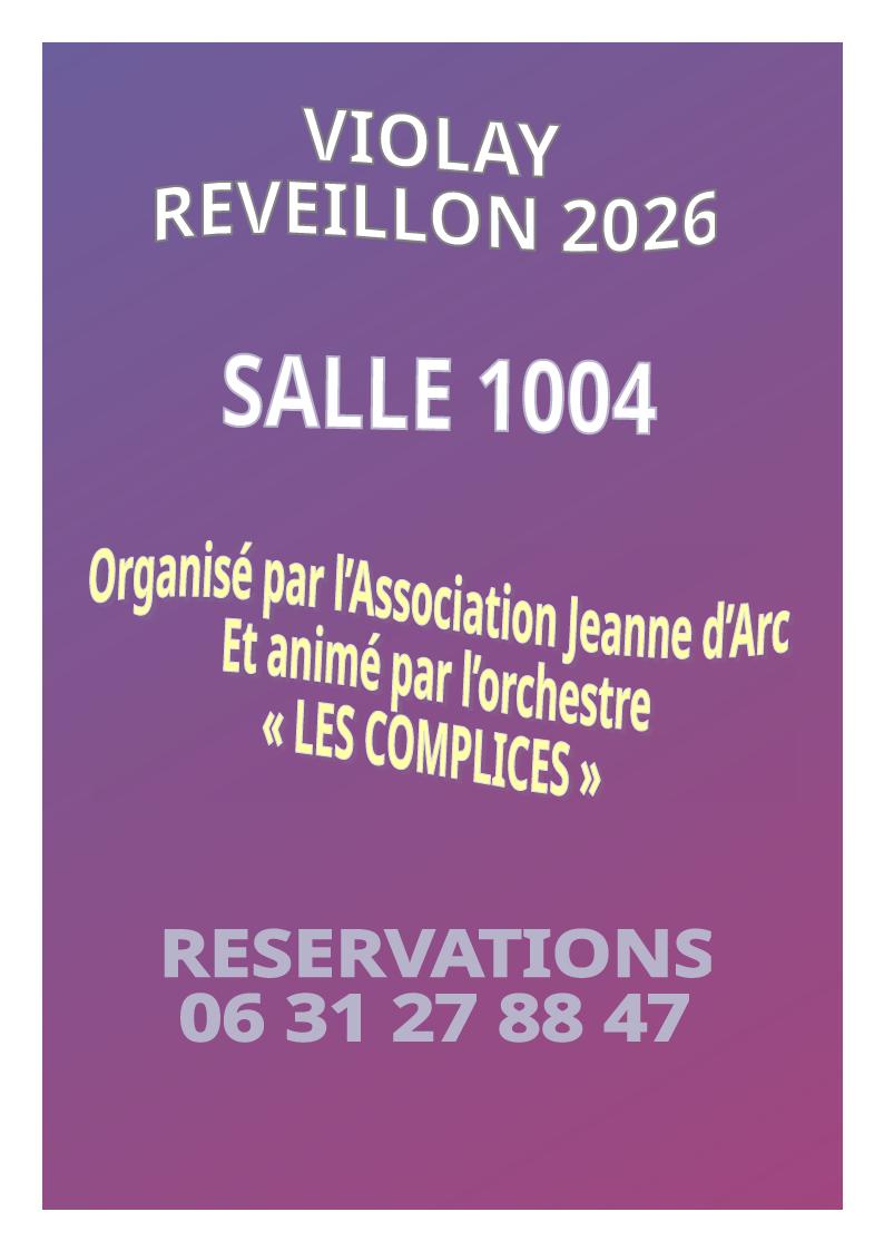 Lire la suite à propos de l’article Réveillon de la JAV