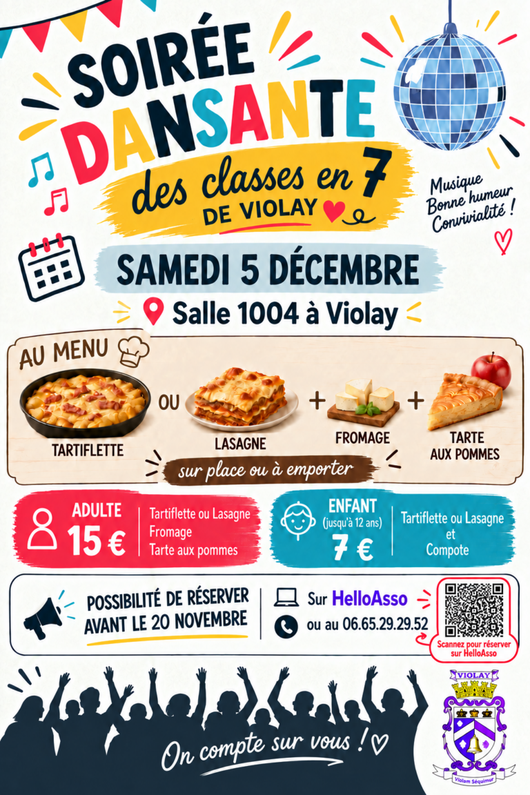 Soirée dansante des Classes en 7