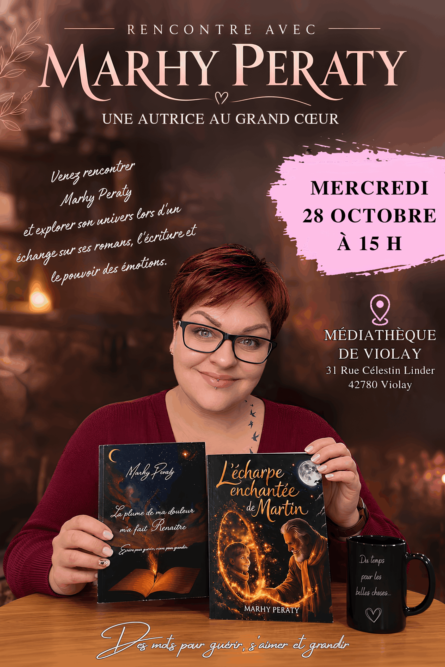 Lire la suite à propos de l’article Rencontre auteure à la médiathèque